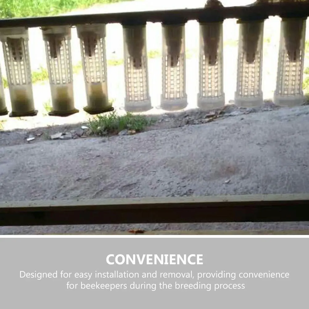 20Pcs Bee Queen Protection Cover Breathable Mesh Cage for Bee Breeding Safety Beekeeping Management Supplies Beekeeping Supplies
20Pcs Bee Queen Protection Cover Breathable Mesh Cage for Bee Breeding Safety Beekeeping Management Supplies Beekeeping Supplies