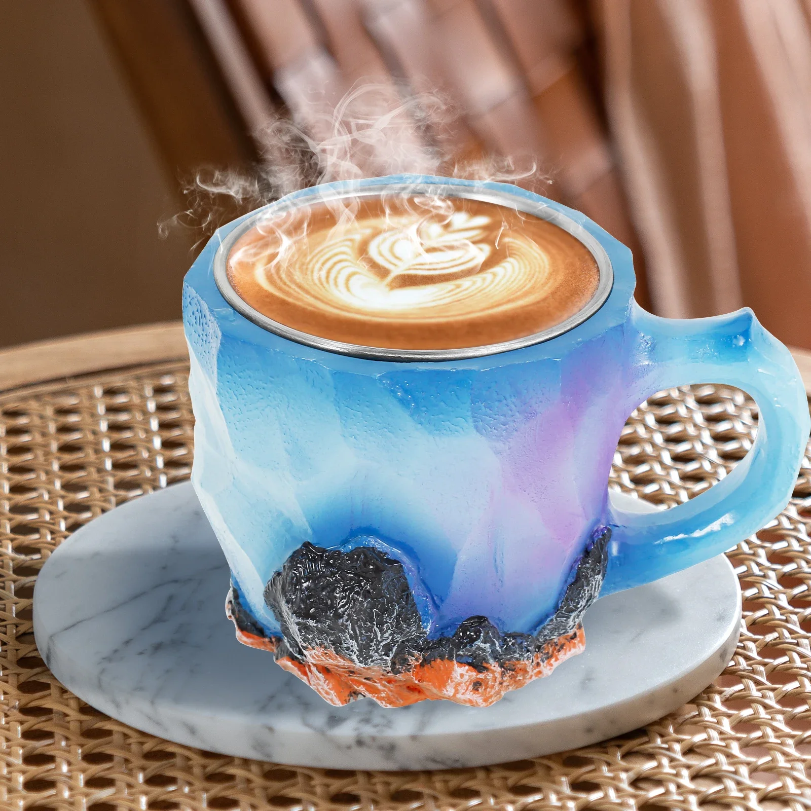 Resin Coffee Mugs Decorative Tea Cup Coffee Mug with Handle Novelty Coffee Cup Portable Tea Cup for Milk Coffee Tea Home Office
Resin Coffee Mugs Decorative Tea Cup Coffee Mug with Handle Novelty Coffee Cup Portable Tea Cup for Milk Coffee Tea Home Office