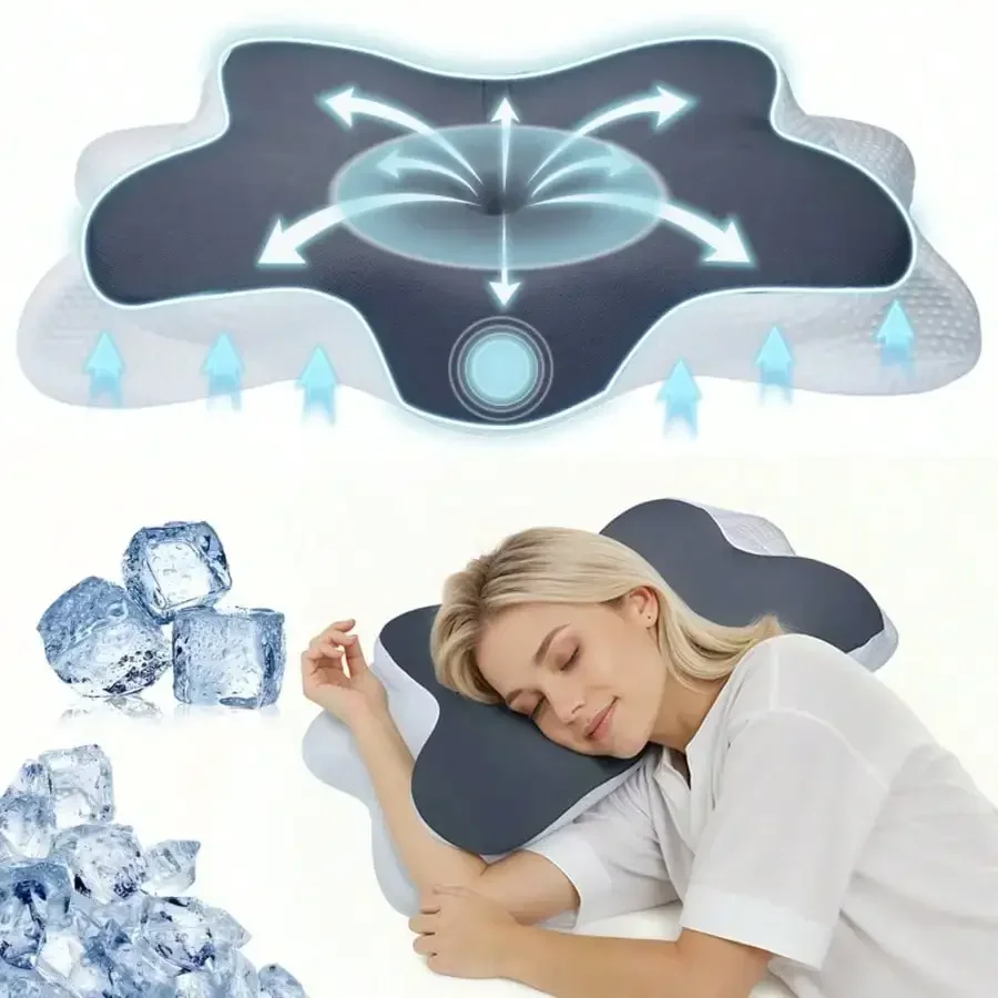 Cervical Neck Pillow For Neck Pain Relief, Ergonomic Neck Support Pillow For Sleeping, Contour Memory Foam Side Sleeper Pillow F
Cervical Neck Pillow For Neck Pain Relief, Ergonomic Neck Support Pillow For Sleeping, Contour Memory Foam Side Sleeper Pillow F
