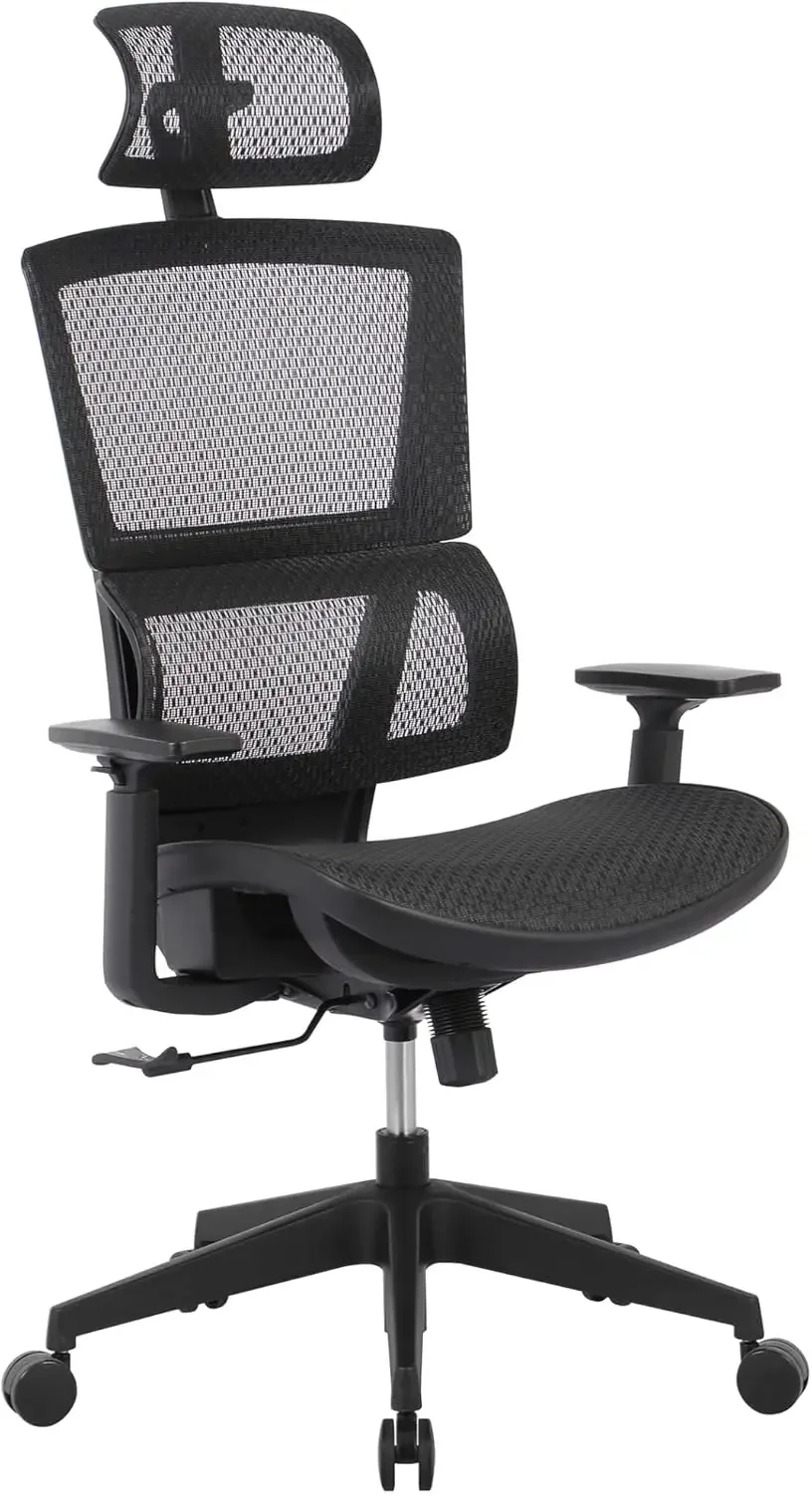 Офисное кресло руководителя с высокой спинкой и сетчатой спинкой, черное, соответствует стандартам BIFMA. Ограниченное предложение.
Офисное кресло руководителя с высокой спинкой и сетчатой спинкой, черное, соответствует стандартам BIFMA. Ограниченное предложение.