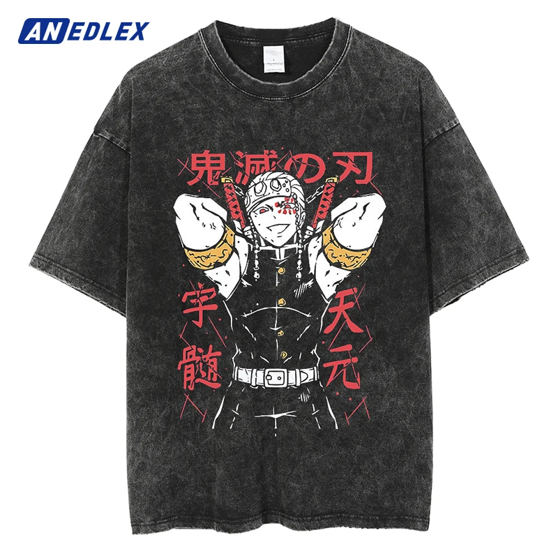 Hip Hop Washed Black T Shirt Men Women Streetwear Anime Print T-Shirt Harajuku Cotton Loose Tshirt Summer Short Sleeve Shirt
Hip Hop Washed Black T Shirt Men Women Streetwear Anime Print T-Shirt Harajuku Cotton Loose Tshirt Summer Short Sleeve Shirt