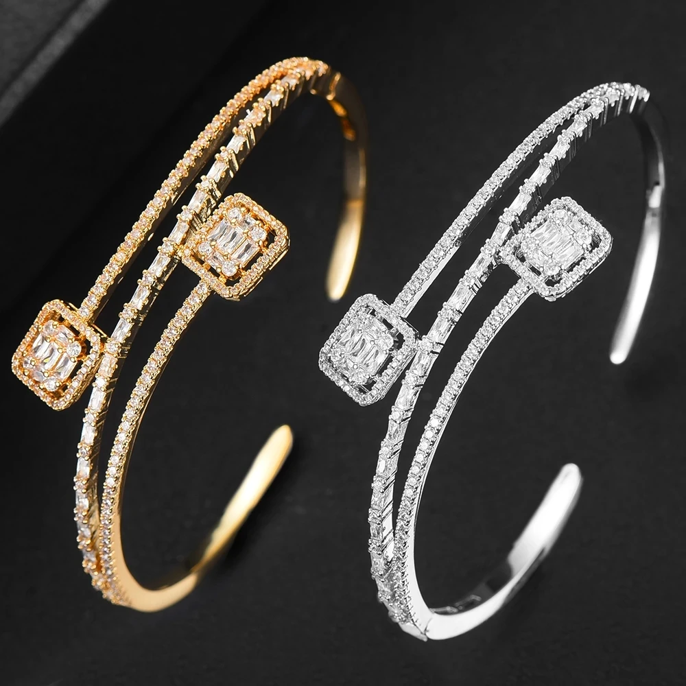 Missvikki Luxury Open Bangle For Women Bridal Wedding Cubic Zircon Luxury Gorgeous Charm Bracelet Party Jewelry 2023 New Jewelry
Missvikki Luxury Open Bangle For Women Bridal Wedding Cubic Zircon Luxury Gorgeous Charm Bracelet Party Jewelry 2023 New Jewelry