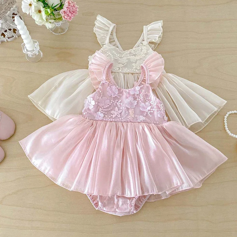 2026 New Summer Toddler Baby Girls Jumpsuit Sleeveless Cotton Splicing Newborn Baby Girl Romper 0-24M Baby Girl Clothing
2026 New Summer Toddler Baby Girls Jumpsuit Sleeveless Cotton Splicing Newborn Baby Girl Romper 0-24M Baby Girl Clothing