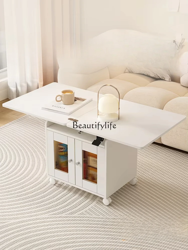 Movable coffee table dining table dual-purpose household lift folding tea table
Movable coffee table dining table dual-purpose household lift folding tea table