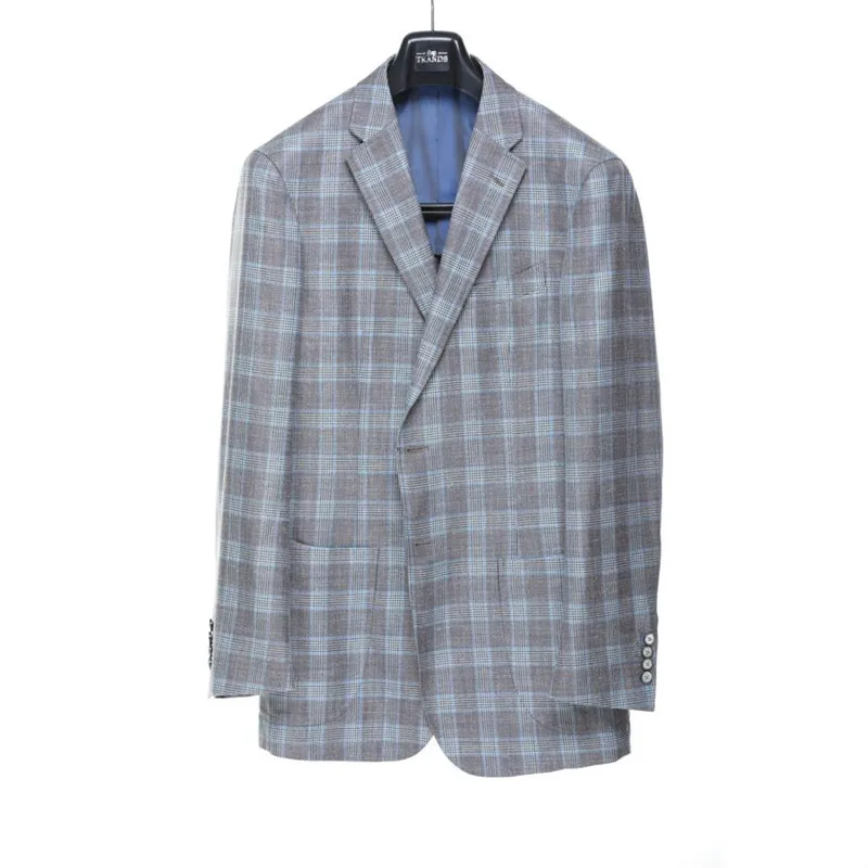 Men's Casual Style Welsh Prince Check Wool Blend Suit Standard Fit Business Wear Spring Summer Season Double Slit Back
Men's Casual Style Welsh Prince Check Wool Blend Suit Standard Fit Business Wear Spring Summer Season Double Slit Back