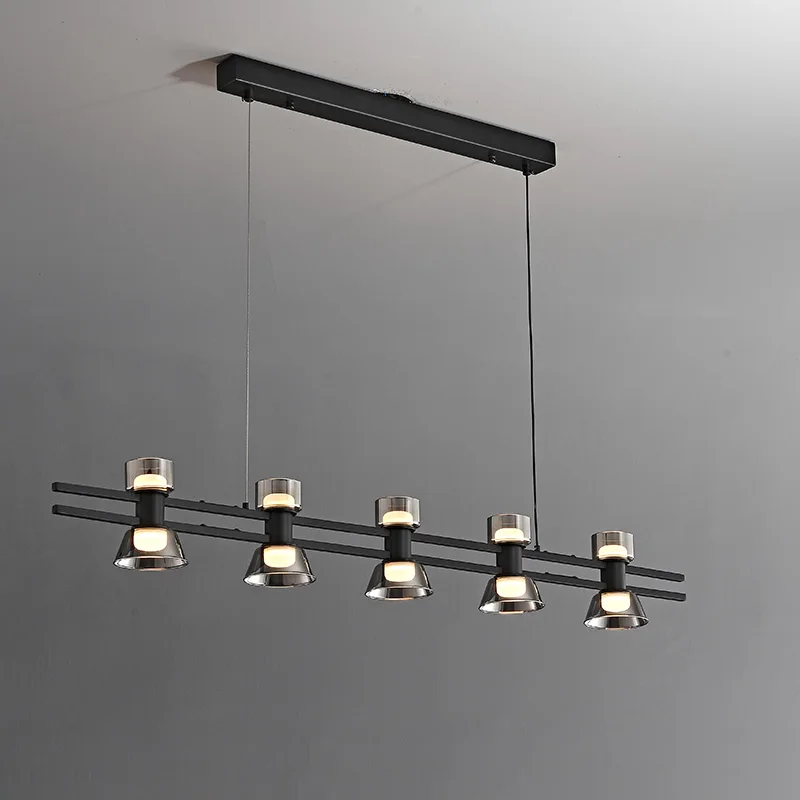 Modern Chinese Restaurant Chandelier Word Nordic Minimalist Light Luxury Bar LED Strip Lamp Kitchen Island Table Light Fixture
Modern Chinese Restaurant Chandelier Word Nordic Minimalist Light Luxury Bar LED Strip Lamp Kitchen Island Table Light Fixture