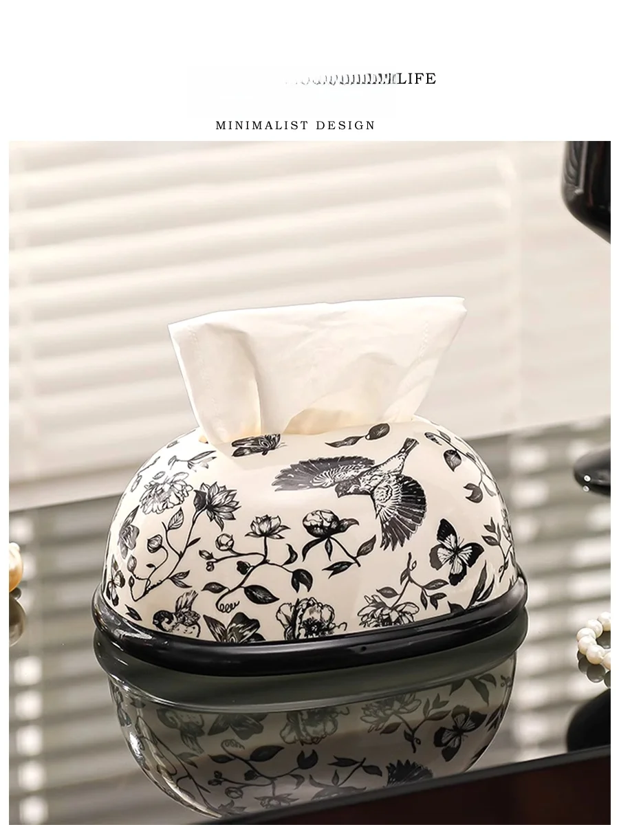 Tlife French Style Ceramic Tissue Box Bird And Flower Motifs Living Room Coffee Table Decorative Accessories High Aesthetic V...
Tlife French Style Ceramic Tissue Box Bird And Flower Motifs Living Room Coffee Table Decorative Accessories High Aesthetic V...