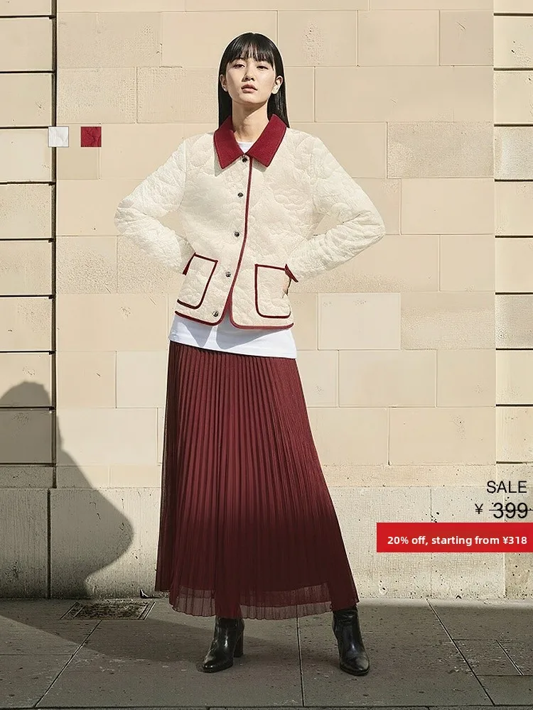 H&M Women's Cotton Jacket 2026 Spring Season Color Block Red Corduroy Collar Patchwork Outerwear Regular Length Nylon Fiber
H&M Women's Cotton Jacket 2026 Spring Season Color Block Red Corduroy Collar Patchwork Outerwear Regular Length Nylon Fiber