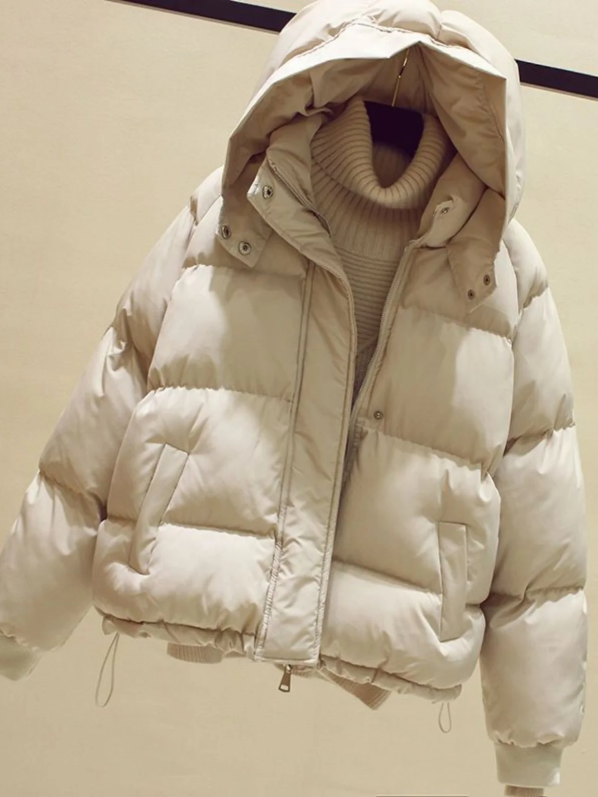Women's Thiened down Cotton Jaet Winter Coat Bread Sle Padded ort Coat Sweet Sle Loose Fit Cact Height Friendly
Women's Thiened down Cotton Jaet Winter Coat Bread Sle Padded ort Coat Sweet Sle Loose Fit Cact Height Friendly