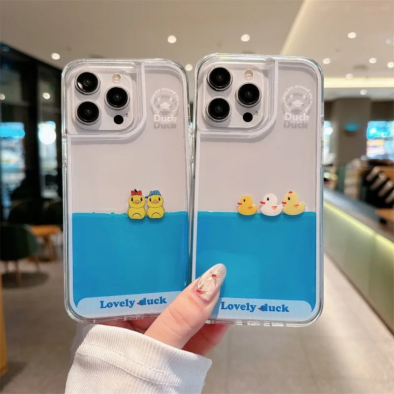 New Cartoon Cute Little Duck Quicksand Phone Case for IPhone 12 13 14 15 16 Pro Max Plus Protective Case All-inclusive Girl Gift
New Cartoon Cute Little Duck Quicksand Phone Case for IPhone 12 13 14 15 16 Pro Max Plus Protective Case All-inclusive Girl Gift