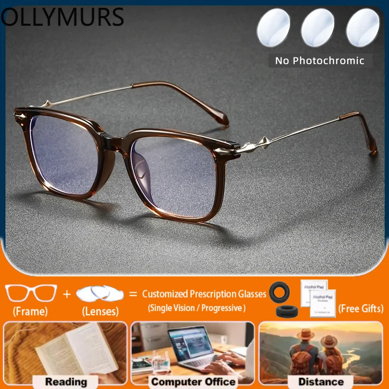Очки Ollymurs в минималистичном стиле, женские, квадратные, с маленькой оправой, прогрессивные, фотохромные, с защитой от синего света, по рецепту
Очки Ollymurs в минималистичном стиле, женские, квадратные, с маленькой оправой, прогрессивные, фотохромные, с защитой от синего света, по рецепту