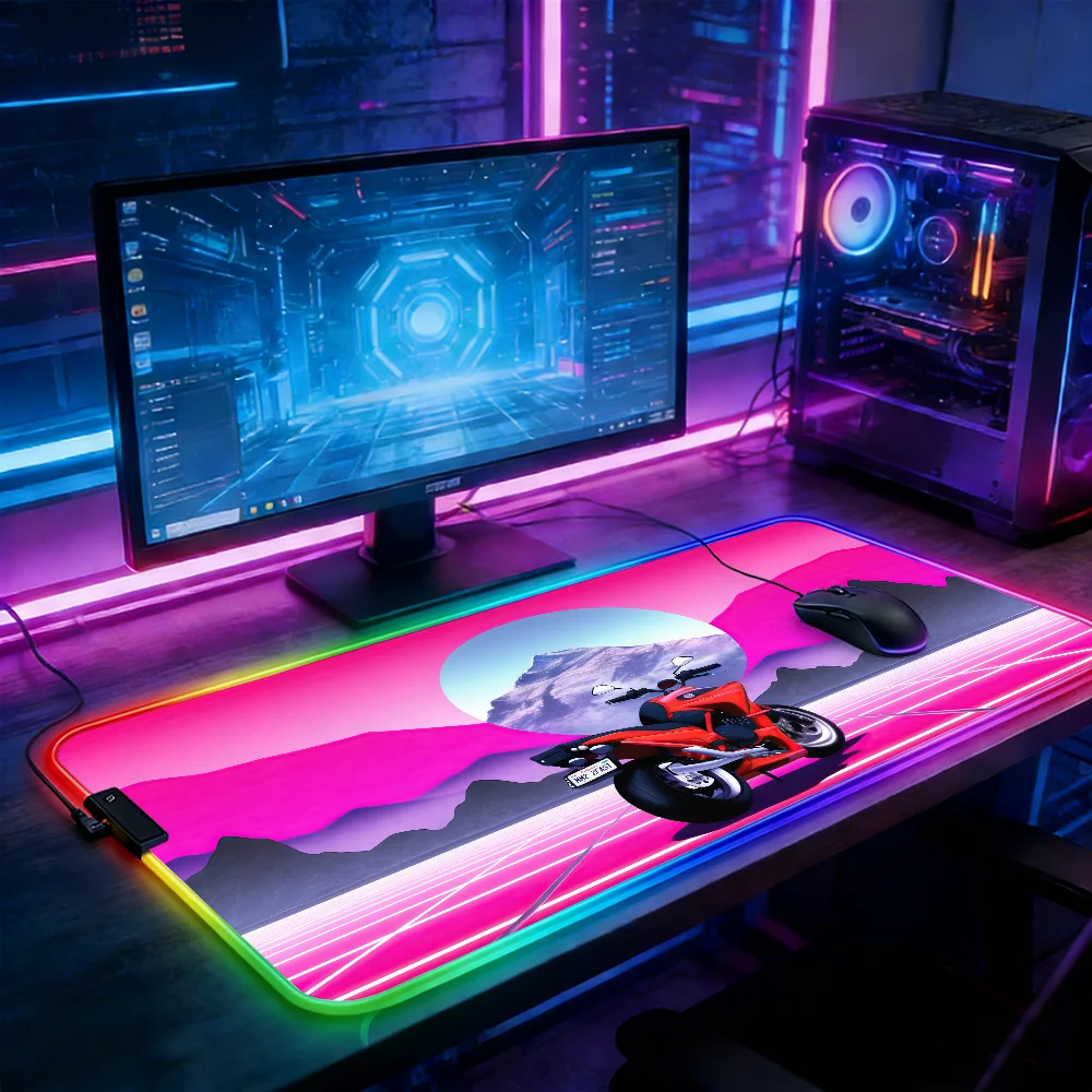 Светодиодная RGB-подсветка для мыши, коврик для клавиатуры для киберспорта, настольные коврики, неоновый кибер-дизайн Коврик для мыши в стиле мотоцикла, аксессуары для геймеров, для ноутбуков, аниме-тематика
Светодиодная RGB-подсветка для мыши, коврик для клавиатуры для киберспорта, настольные коврики, неоновый кибер-дизайн Коврик для мыши в стиле мотоцикла, аксессуары для геймеров, для ноутбуков, аниме-тематика
