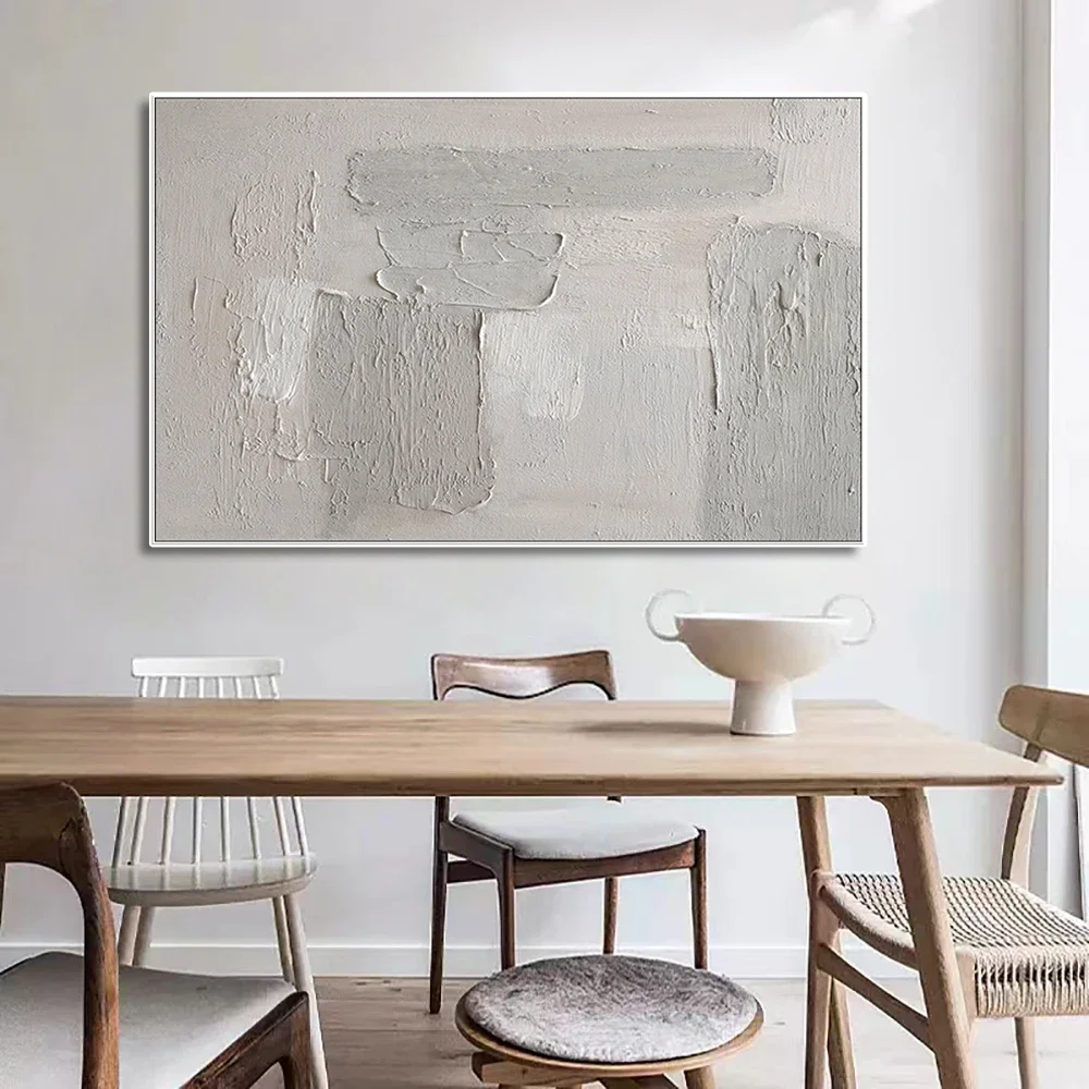 Hand Painting Gray Textured Art Rectangle Abstract Painting Original Nordic Beige White Wall Art Oil Painting for Wall Decor
Hand Painting Gray Textured Art Rectangle Abstract Painting Original Nordic Beige White Wall Art Oil Painting for Wall Decor