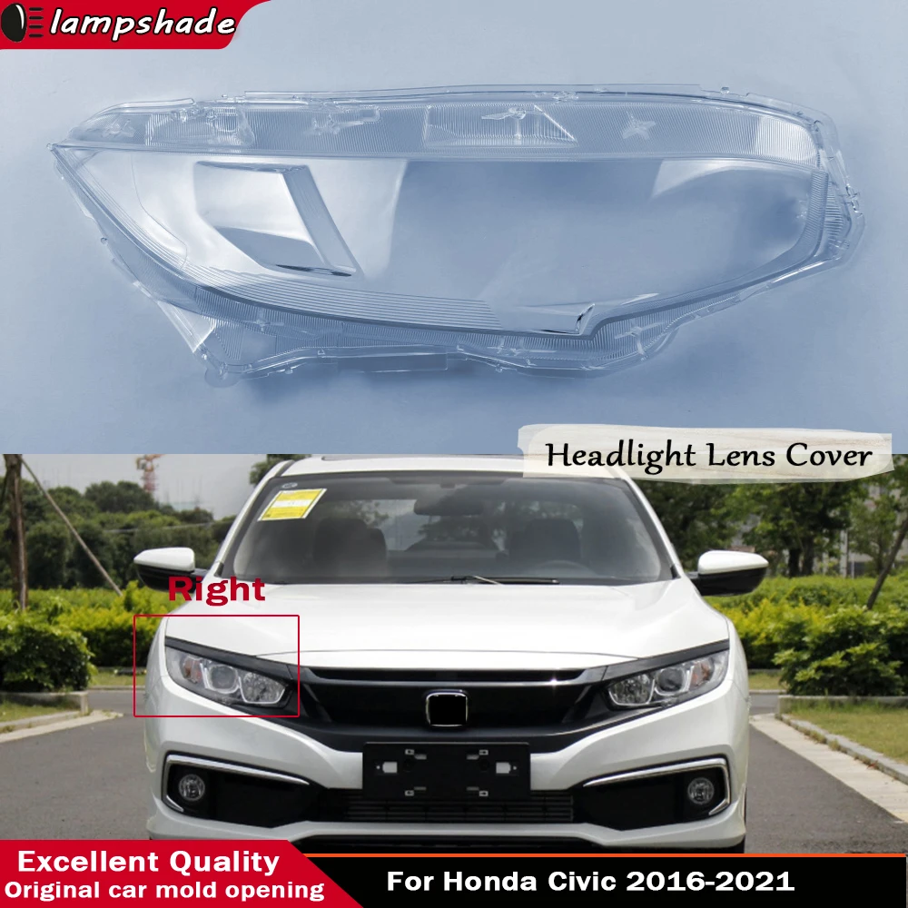 Car Headlight Cover For Honda Civic 2016 2017 2018 2019 - 2021 Transparent Headlamp Clear Plexiglass Lens Cover Car Accessories
Car Headlight Cover For Honda Civic 2016 2017 2018 2019 - 2021 Transparent Headlamp Clear Plexiglass Lens Cover Car Accessories