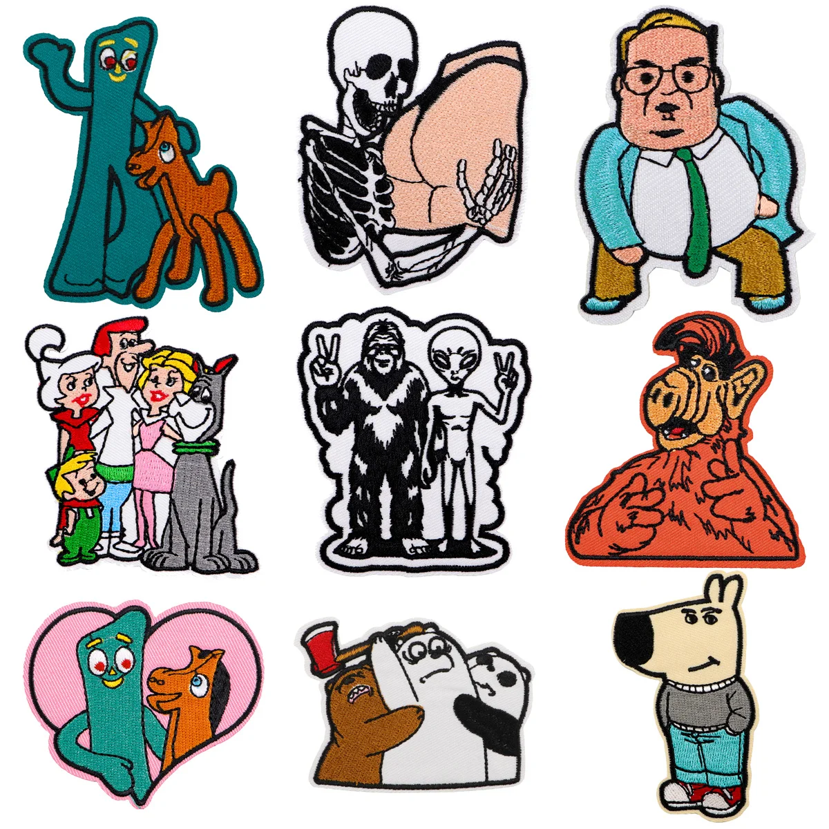 Funny Cartoon Family Embroidered Patches For Clothing DIY Badge Backpack Adhesive Patches Cute Puppy Clothes Stickers Appliques
Funny Cartoon Family Embroidered Patches For Clothing DIY Badge Backpack Adhesive Patches Cute Puppy Clothes Stickers Appliques