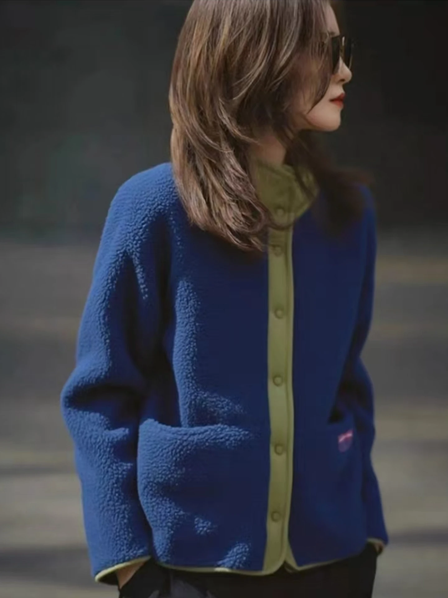 High-End Color Blo Long Sve Jaet Single Button Winter Cardigan Top Sensation Outfit Korean Sle Loose Fit
High-End Color Blo Long Sve Jaet Single Button Winter Cardigan Top Sensation Outfit Korean Sle Loose Fit