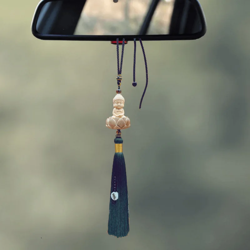 Chinese Style Boxwood Small Buddha Car Pendant Peach Wood Lotus Platform Car Interior Pendant Safety Car Pendant Tassels
Chinese Style Boxwood Small Buddha Car Pendant Peach Wood Lotus Platform Car Interior Pendant Safety Car Pendant Tassels