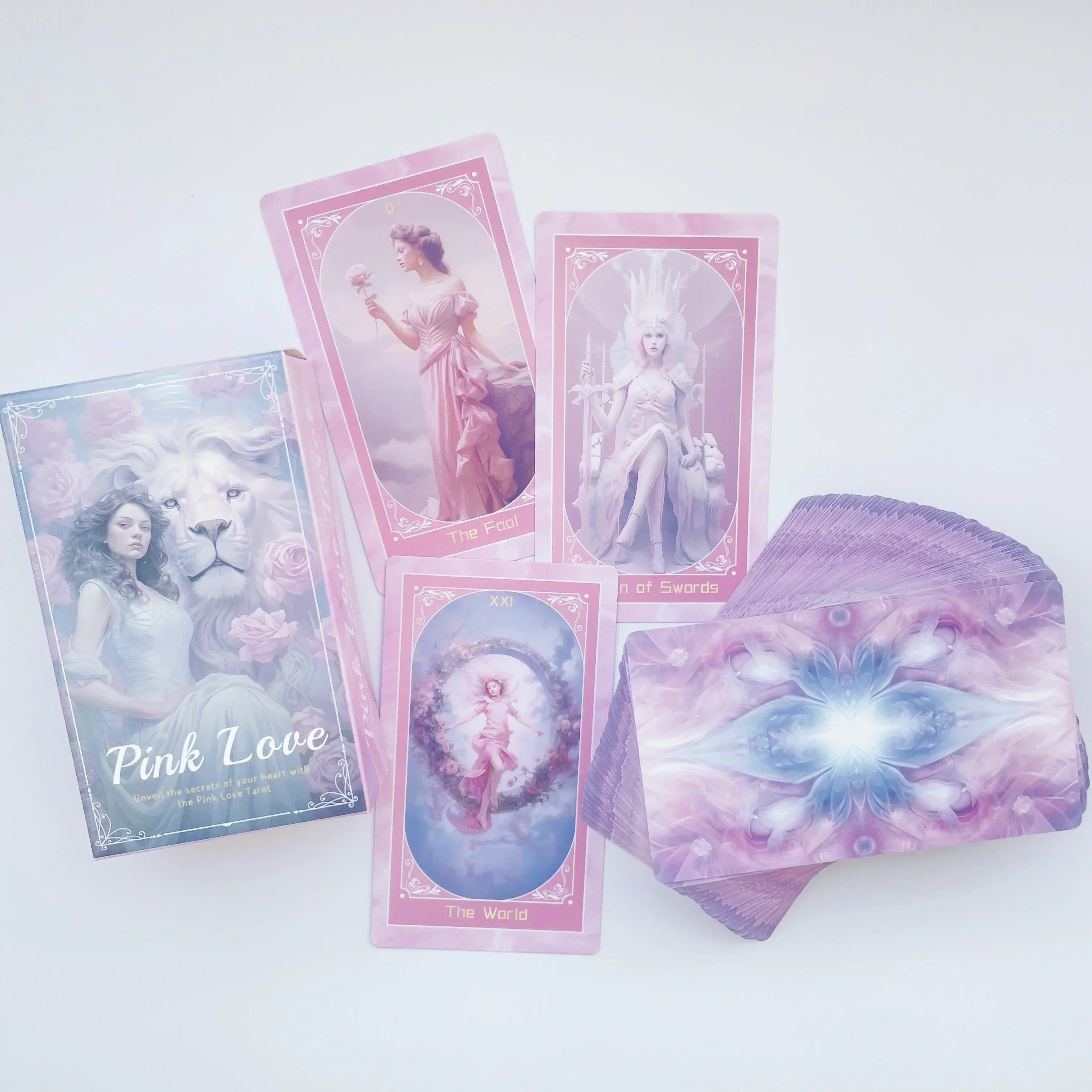 Occult Oracle High Quality Divination Deck Original Genuine Pink Love Tarot Cards Box Cats Russian Spanish Exquisite Collection
Occult Oracle High Quality Divination Deck Original Genuine Pink Love Tarot Cards Box Cats Russian Spanish Exquisite Collection