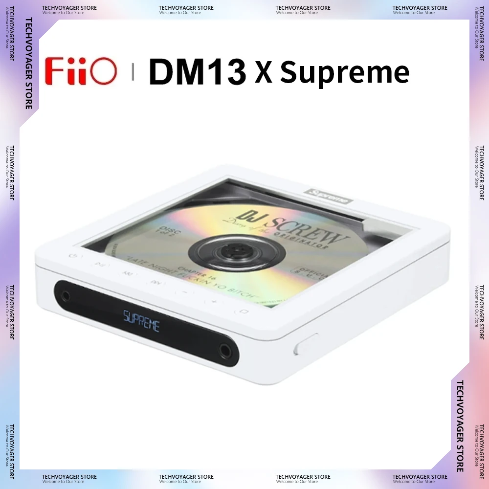 FiiO DM13 Supre me Portable Stereo CD Player Multifunctional with Long-Lasting Battery Ripping Optical Coaxial Supports USB Gift
FiiO DM13 Supre me Portable Stereo CD Player Multifunctional with Long-Lasting Battery Ripping Optical Coaxial Supports USB Gift