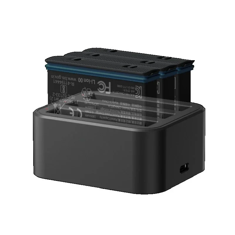 Suitable for Shadow Stone insta360 X4 battery charging seat three-charge charger charging case insta360x4 original accessories
Suitable for Shadow Stone insta360 X4 battery charging seat three-charge charger charging case insta360x4 original accessories