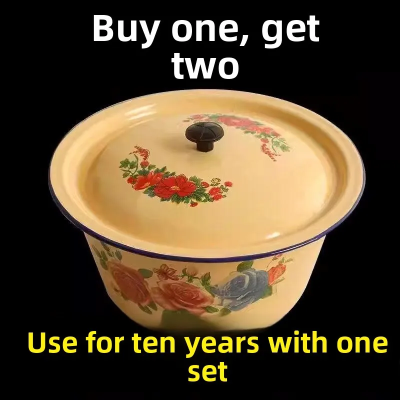 Vintage Enamel Ceramic Bowl Kitchen Hot Pot Pork Fat Jar Porcelain Dish with Lid Home Use Durable round Shape Dishware
Vintage Enamel Ceramic Bowl Kitchen Hot Pot Pork Fat Jar Porcelain Dish with Lid Home Use Durable round Shape Dishware