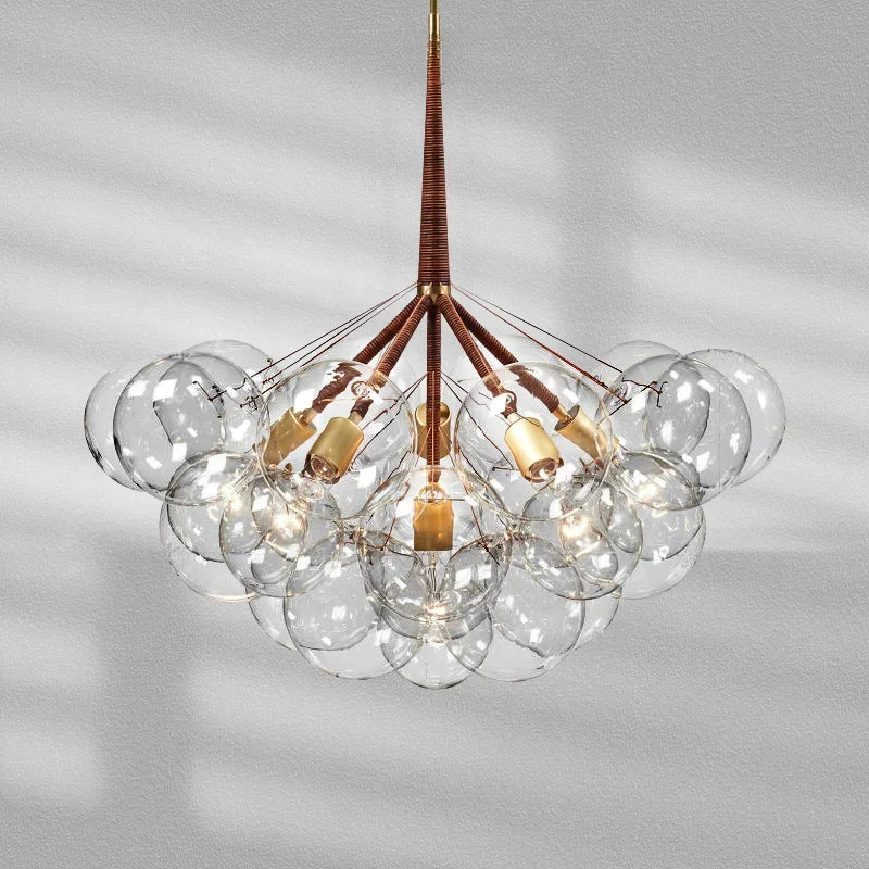 Nordic Glasses Chandelier Balck White Coffee Wires Pendant Lights 9 /12 /18 Glass Bubbles Hanging Lights Luminaria Home Decor
Nordic Glasses Chandelier Balck White Coffee Wires Pendant Lights 9 /12 /18 Glass Bubbles Hanging Lights Luminaria Home Decor