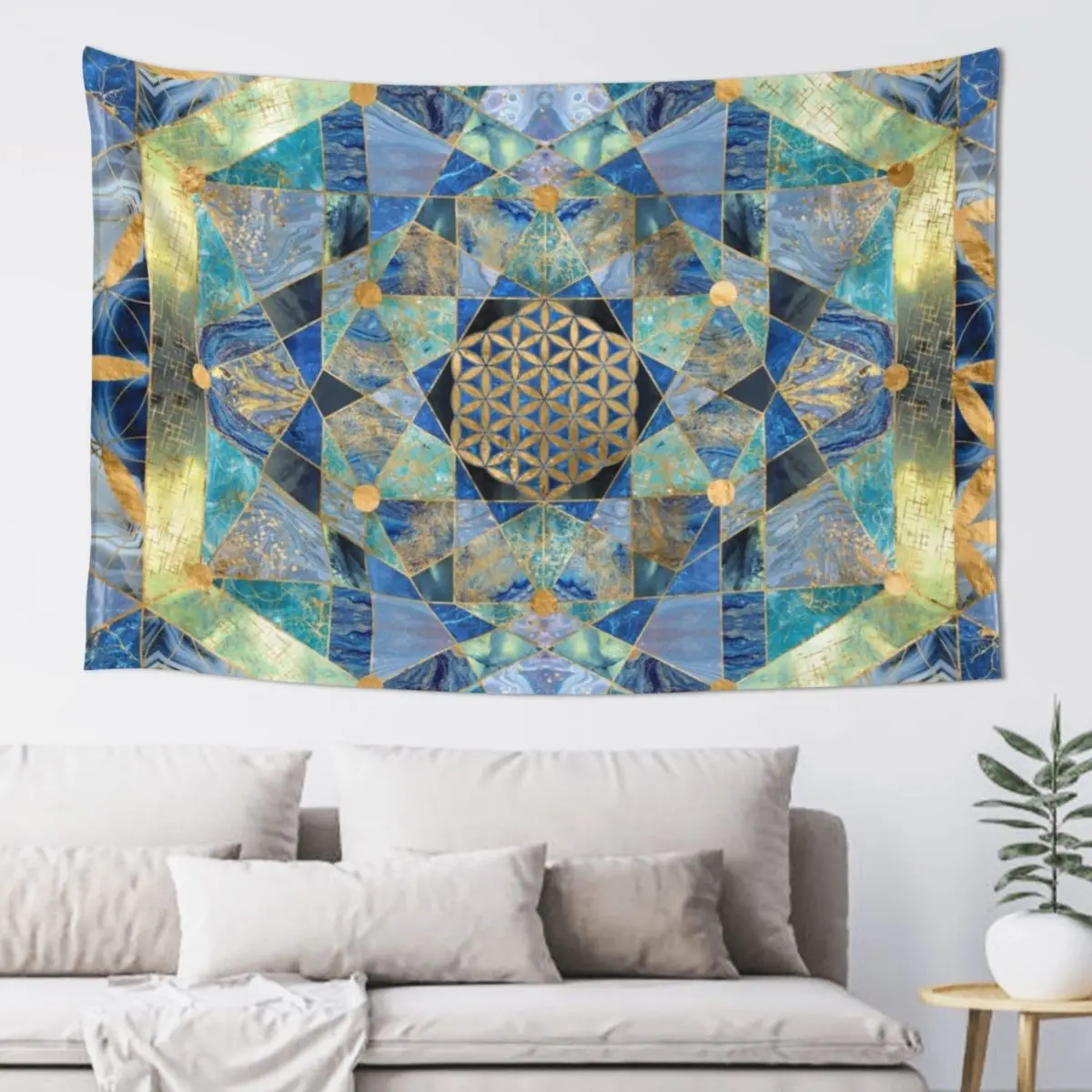 Flower of Life in Sacred Geometry Marble Ornament Tapestry Luxury Living Room Decoration Room Decorator Bedroom Decor Tapestry
Flower of Life in Sacred Geometry Marble Ornament Tapestry Luxury Living Room Decoration Room Decorator Bedroom Decor Tapestry