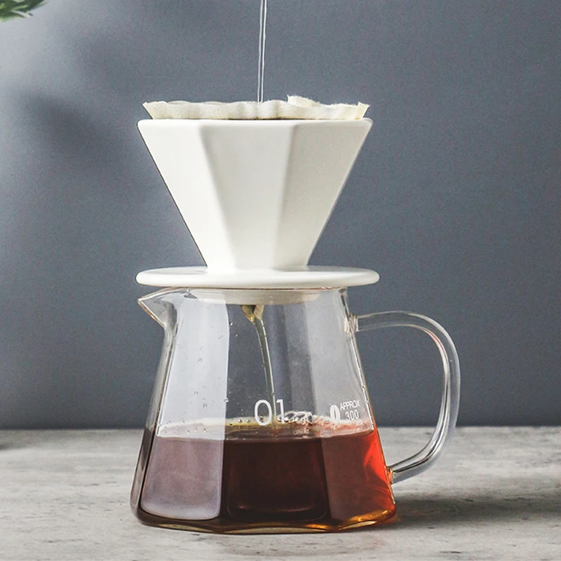 Octagonal Glass Coffee Filter Drip Coffee Tea Holder Ceramics Reusable Mug Sharing Pot Coffeeware Coffee Dripper Tea Cup Set
Octagonal Glass Coffee Filter Drip Coffee Tea Holder Ceramics Reusable Mug Sharing Pot Coffeeware Coffee Dripper Tea Cup Set