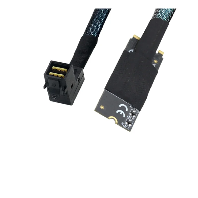 C9-1.0M HD SFF-8643 36P штекер к HD SAS SFF-8643 90-градусный внутренний кабельный адаптер Mini SAS
C9-1.0M HD SFF-8643 36P штекер к HD SAS SFF-8643 90-градусный внутренний кабельный адаптер Mini SAS