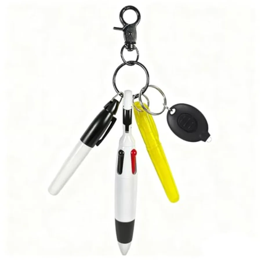 5 Pcs Nurse Accessories Pen Set, Nursing Essentials Include Badge Keychain Clip, Mini Highlighter, Permanent Marker, Ballpoint
5 Pcs Nurse Accessories Pen Set, Nursing Essentials Include Badge Keychain Clip, Mini Highlighter, Permanent Marker, Ballpoint