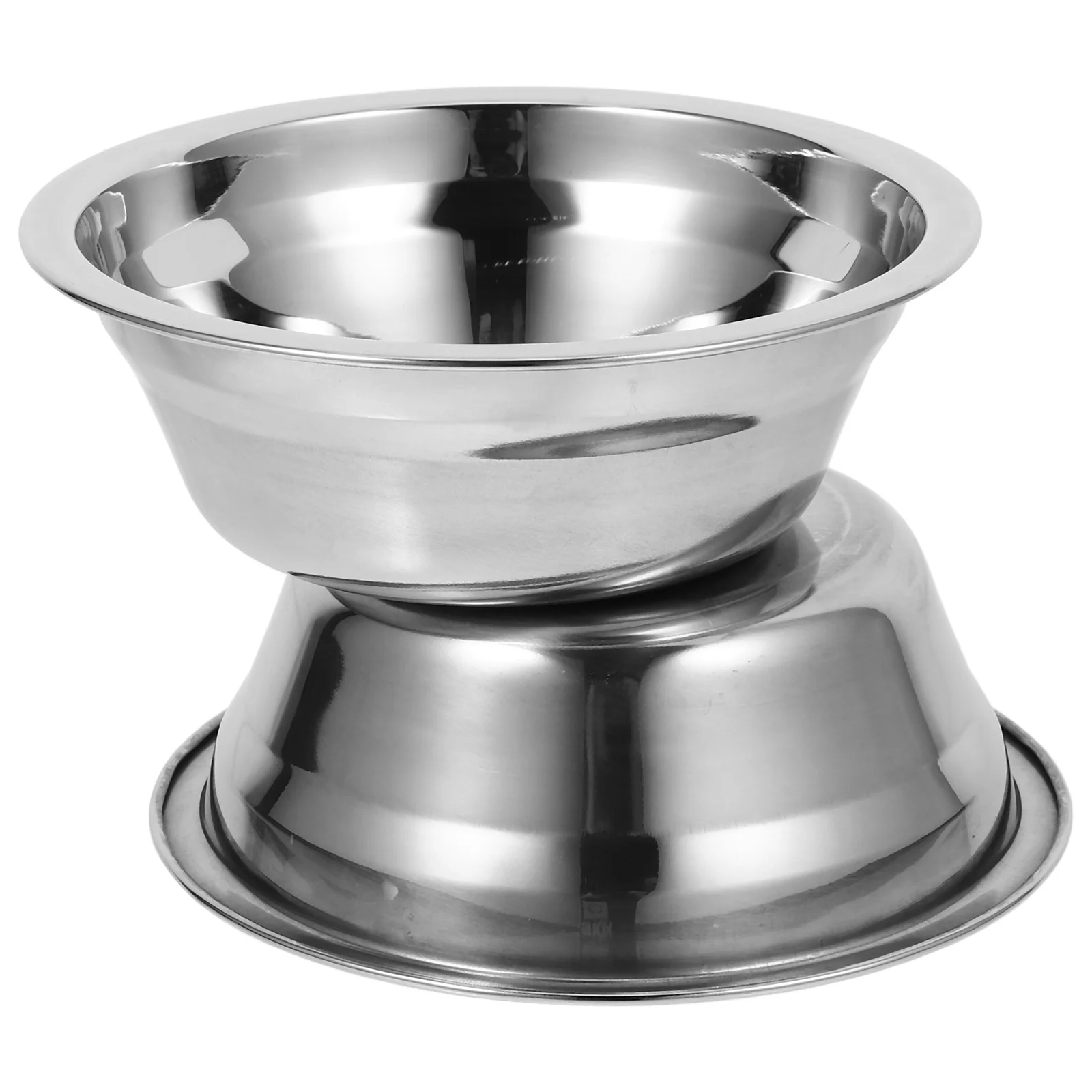 2Pcs Stainless Steel Bowls Heavy Duty Mixing Bowl Set Large Metal Kitchen Basin for Cooking Baking Serving and Food Prep
2Pcs Stainless Steel Bowls Heavy Duty Mixing Bowl Set Large Metal Kitchen Basin for Cooking Baking Serving and Food Prep