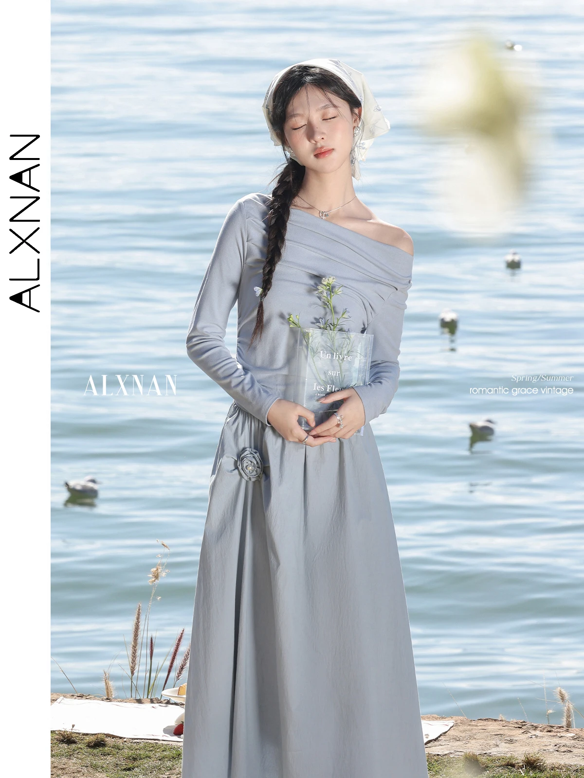 ALXNAN Light Blue Women's Long Dresses Spring 2025 Fashion Elegant Dresses Long Sleeve Flower Chic Design Clothing Female L52899
ALXNAN Light Blue Women's Long Dresses Spring 2025 Fashion Elegant Dresses Long Sleeve Flower Chic Design Clothing Female L52899