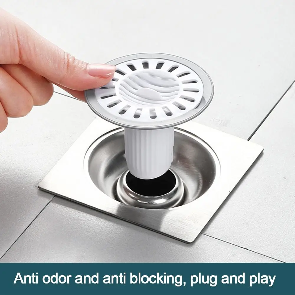 New Creative Floor Drain Filter Cover Kitchen Sink Anti Odor Proof Floor Strainer Plug Bathroom Shower Sewer Floor Drain Core
New Creative Floor Drain Filter Cover Kitchen Sink Anti Odor Proof Floor Strainer Plug Bathroom Shower Sewer Floor Drain Core