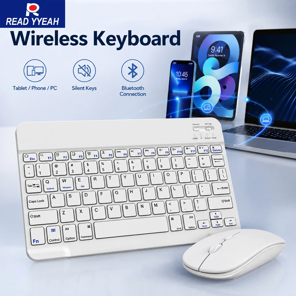 Slim Portable Bluetooth Wireless Keyboard No Backlight No Touchpad Scissor Switch Rechargeable Keyboard For iPad Android Windows
Slim Portable Bluetooth Wireless Keyboard No Backlight No Touchpad Scissor Switch Rechargeable Keyboard For iPad Android Windows
