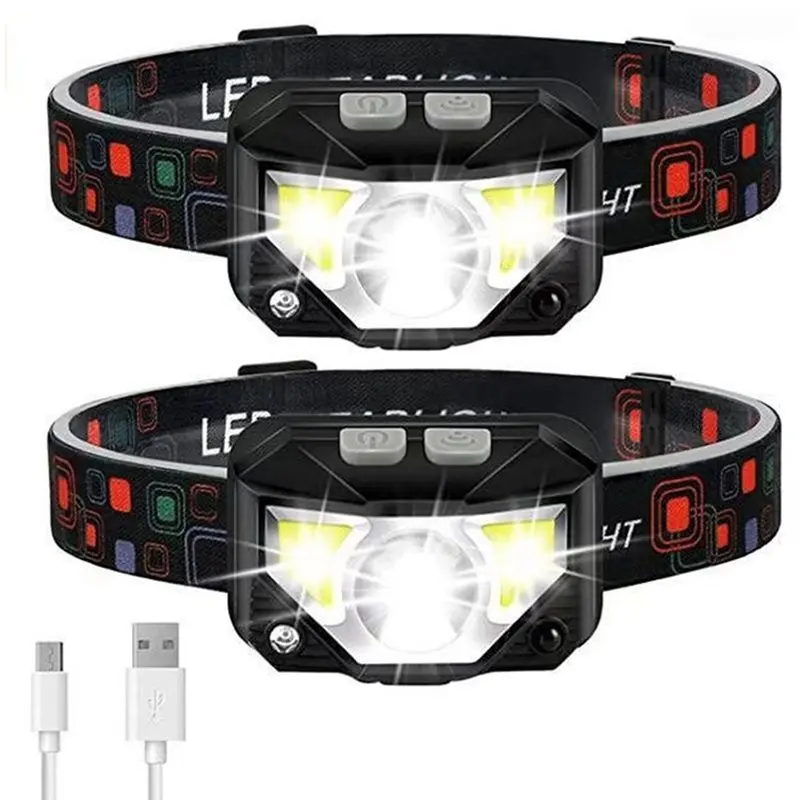 ABUI-Lumen Ultra-Light Bright LED Rechargeable Headlight Headlamp Flashlight(2PCS), 6 Modes For Outdoor Camping Fishing
ABUI-Lumen Ultra-Light Bright LED Rechargeable Headlight Headlamp Flashlight(2PCS), 6 Modes For Outdoor Camping Fishing