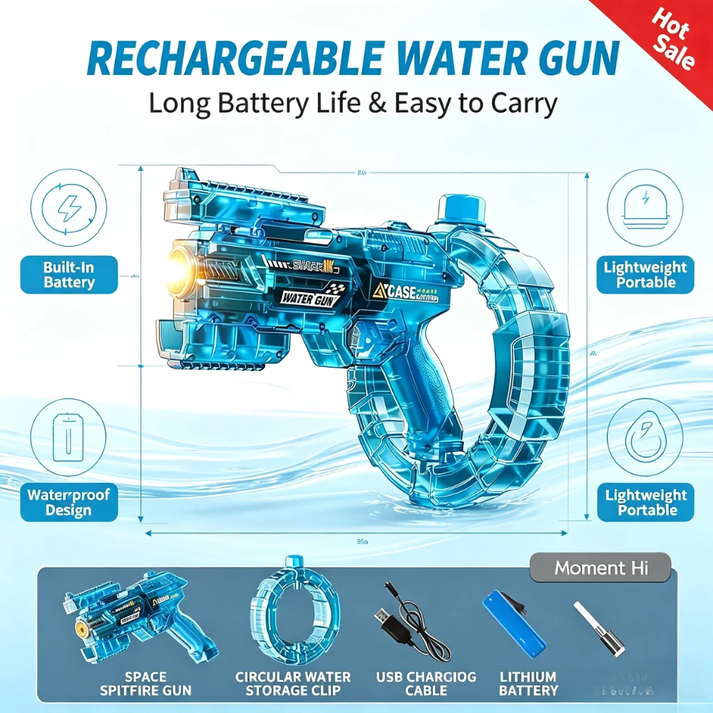 Water Pistol Powerful High Pressure Auto Water Suction Continuous Spray For Adults Water Fight Outdoor Blaster Toy
Water Pistol Powerful High Pressure Auto Water Suction Continuous Spray For Adults Water Fight Outdoor Blaster Toy