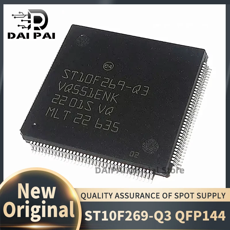 (2-5piece)100% New original ST10F269-Q3 ST10F269 QFP144 Tapping CPU SMT 16-bit MCU
(2-5piece)100% New original ST10F269-Q3 ST10F269 QFP144 Tapping CPU SMT 16-bit MCU