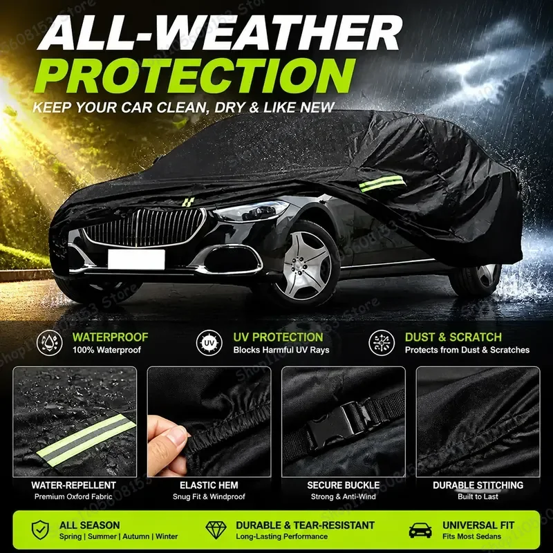 For Maybach S-Class Car Cover Outdoor Full Coverage UV Resistant Waterproof Dustproof Anti-Fog Sun Shade Weatherproof Custom
For Maybach S-Class Car Cover Outdoor Full Coverage UV Resistant Waterproof Dustproof Anti-Fog Sun Shade Weatherproof Custom