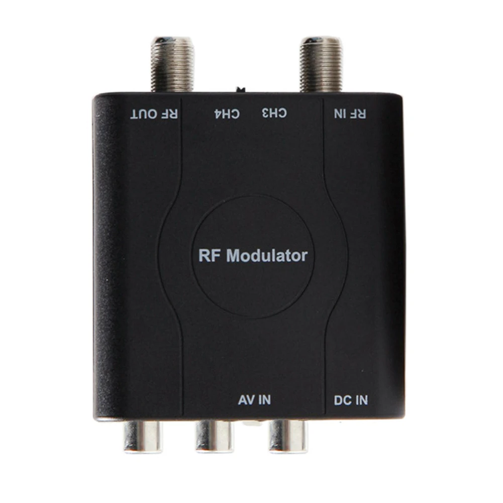 M65A For RCA AV to RF Converter User Friendly Design Supporting Multiple Device Connections Including Game Consoles and VCRs
M65A For RCA AV to RF Converter User Friendly Design Supporting Multiple Device Connections Including Game Consoles and VCRs