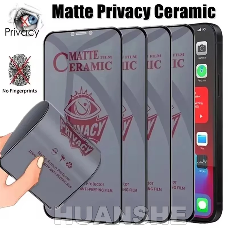 Matte Ceramic Privacy Anti-Spy Screen Protector for Samsung Galaxy S25 Ultra S24 Plus S24 S23 FE S23 S22 Ultra S21 A56 A36
Matte Ceramic Privacy Anti-Spy Screen Protector for Samsung Galaxy S25 Ultra S24 Plus S24 S23 FE S23 S22 Ultra S21 A56 A36