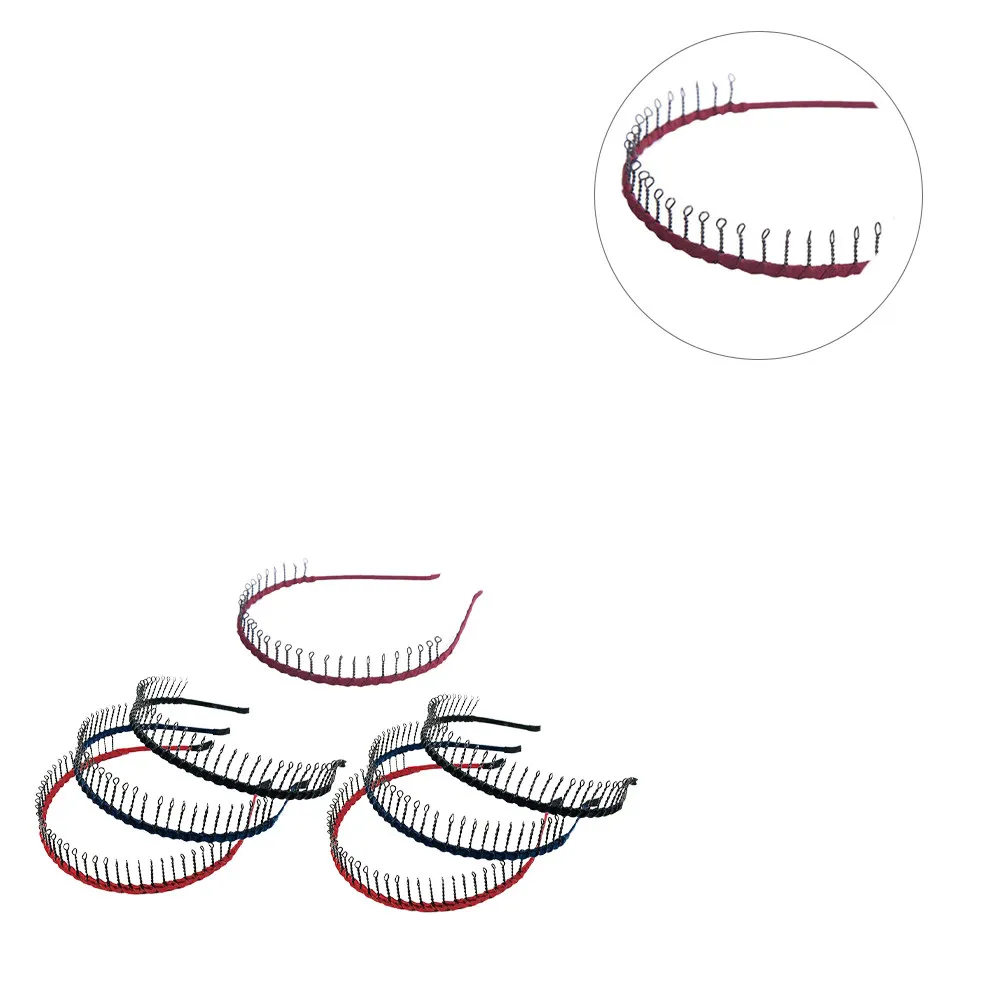 7Pcs Metal Teeth Non Slip Hair Hoop Headband for Sports Makeup Face Washing Hair Styling Accessories in Assorted Colors
7Pcs Metal Teeth Non Slip Hair Hoop Headband for Sports Makeup Face Washing Hair Styling Accessories in Assorted Colors