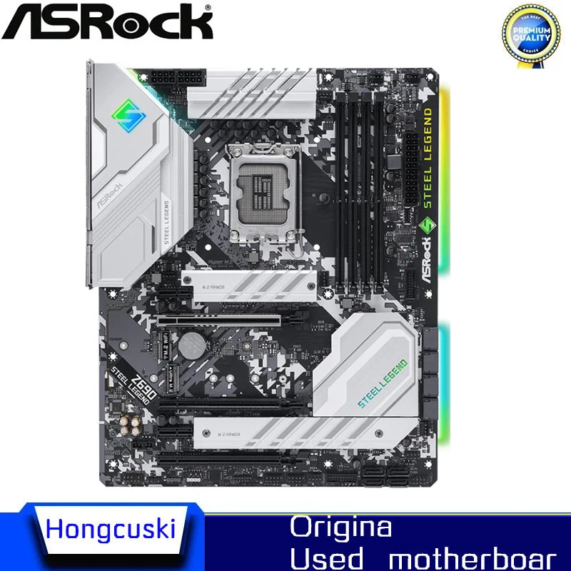 Материнская плата ASROCK Z690 Steel Legend DDR4 Z690 LGA 1700
Материнская плата ASROCK Z690 Steel Legend DDR4 Z690 LGA 1700
