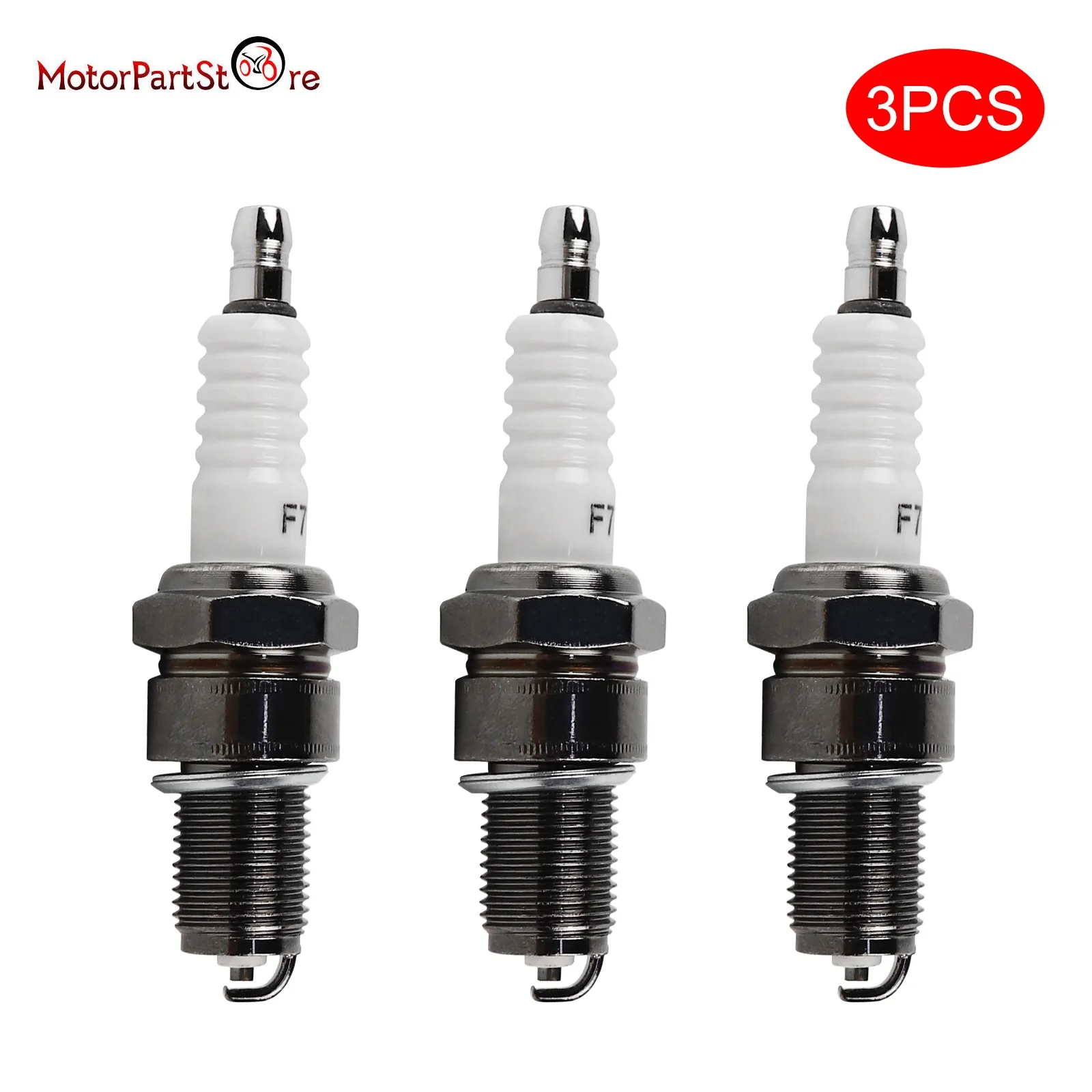 3pcs F7TC Spark Plug for Honda GCV160 GCV190 GX120 GX160 GX200 GX240 GX270 GX340 GX390 168F 182F Generator Lawnmower Tractor
3pcs F7TC Spark Plug for Honda GCV160 GCV190 GX120 GX160 GX200 GX240 GX270 GX340 GX390 168F 182F Generator Lawnmower Tractor