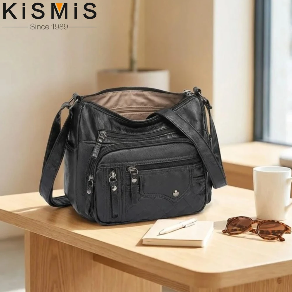 Fashionable PU Leather Crossbody Bag for Women Soft Stylish Multi-Layer Pockets Adjustable Strap Trendy Handbag
Fashionable PU Leather Crossbody Bag for Women Soft Stylish Multi-Layer Pockets Adjustable Strap Trendy Handbag