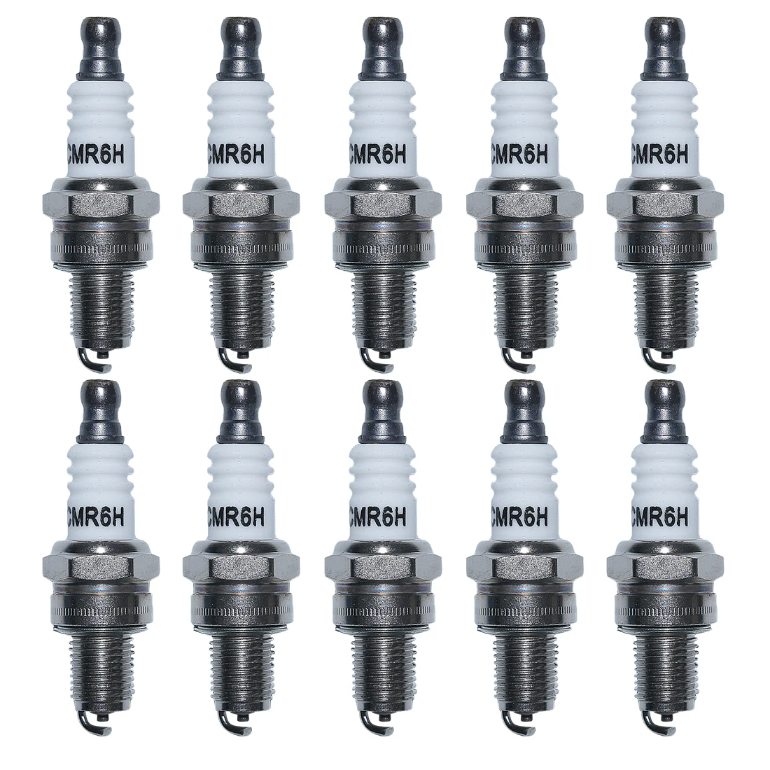 Комплект из 10 свечей зажигания CMR6H для триммеров Stihl FS90, FS100, FS110, FS90R, FS100R, FS110R (запчасти для садовых инструментов, для газонокосилок)
Комплект из 10 свечей зажигания CMR6H для триммеров Stihl FS90, FS100, FS110, FS90R, FS100R, FS110R (запчасти для садовых инструментов, для газонокосилок)