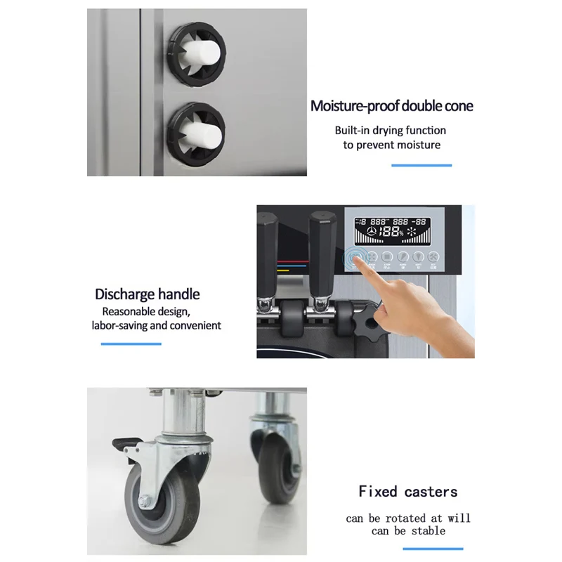 Commercial Table Top Good Quality Stainless Steel Yogurt Three Flavors Cheap Soft Serve Ice Cream Machine
Commercial Table Top Good Quality Stainless Steel Yogurt Three Flavors Cheap Soft Serve Ice Cream Machine