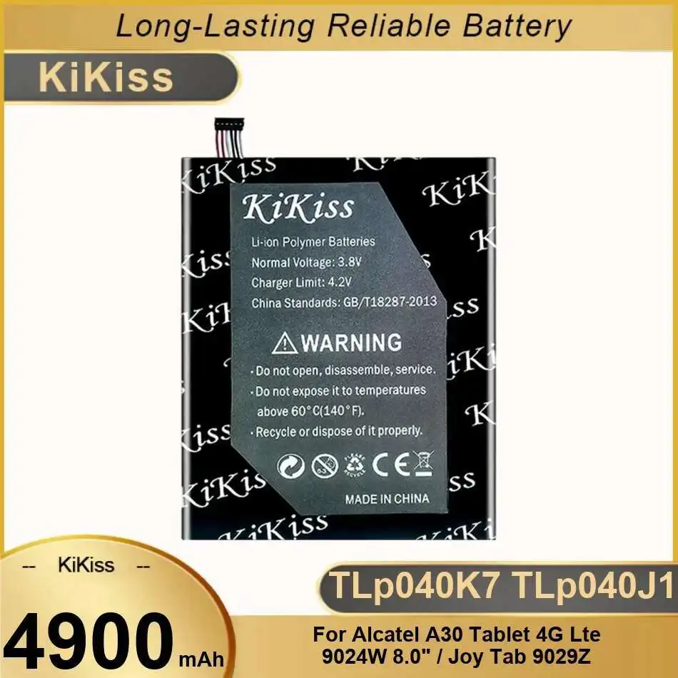 Laptop Battery Tlp040k7 Tlp040j1 4900Mah For Alcatel A30 Tablet 4G Lte 9024W 8.0" Joy Tab 9029Z
Laptop Battery Tlp040k7 Tlp040j1 4900Mah For Alcatel A30 Tablet 4G Lte 9024W 8.0" Joy Tab 9029Z