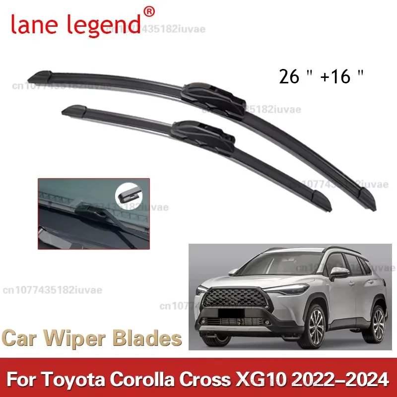 Car Front Windshield Wiper Blades For Toyota Corolla Cross XG10 2022 2023 2024 Windscreen Rubber Cleaning U J Hook Accessories
Car Front Windshield Wiper Blades For Toyota Corolla Cross XG10 2022 2023 2024 Windscreen Rubber Cleaning U J Hook Accessories