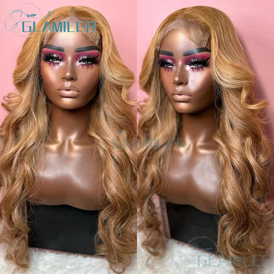 Honey Blonde #27 Glueless Body Wave Human Hair Silk Top Lace Front Wigs Bleached Knots Brazilian 360/Full Lace Human Hair Wigs
Honey Blonde #27 Glueless Body Wave Human Hair Silk Top Lace Front Wigs Bleached Knots Brazilian 360/Full Lace Human Hair Wigs