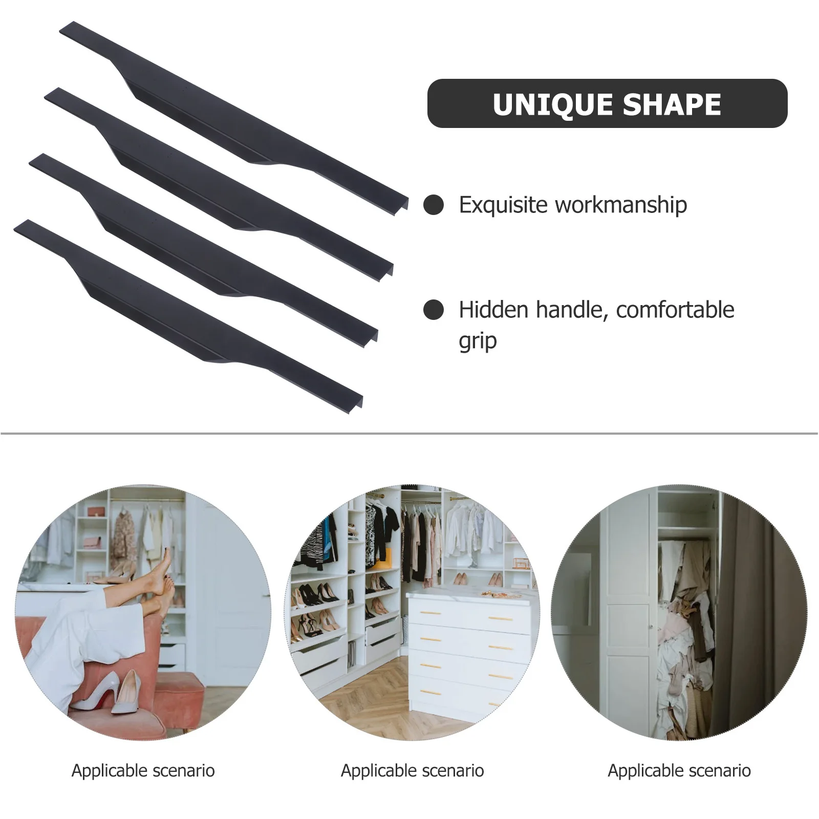 4pcs 400Mm Hidden Handle For Cabinet Door Recessed Pull Grip High Grade Aluminum Alloy Rust Proof Space Saving Concealed
4pcs 400Mm Hidden Handle For Cabinet Door Recessed Pull Grip High Grade Aluminum Alloy Rust Proof Space Saving Concealed